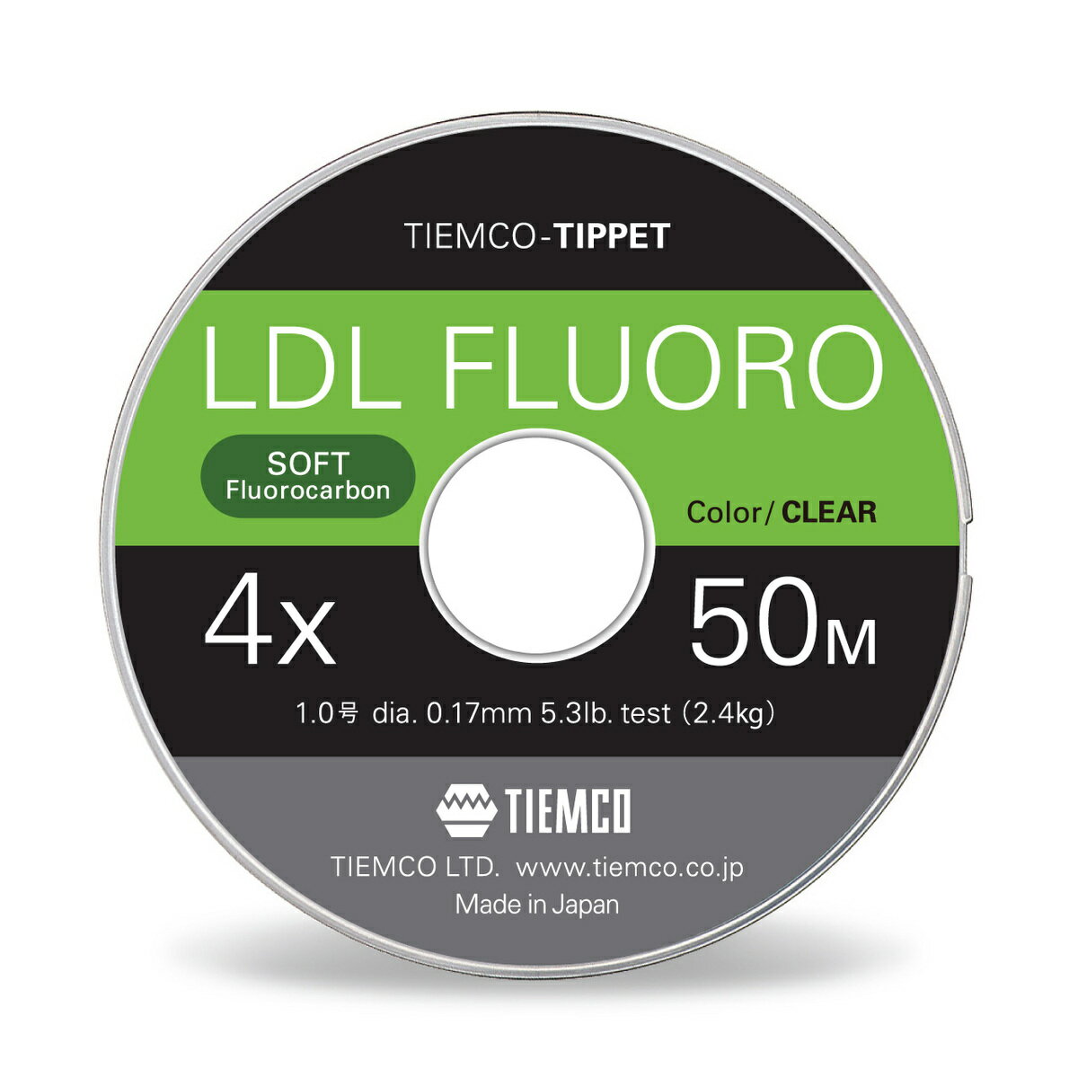 TIEMCO LDL フロロティペット LDL Fluorocarbon Tippet Material 1