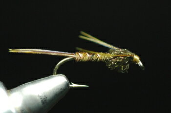 フェザントテイル ニンフ ピーコック＆レッグ オリーブ