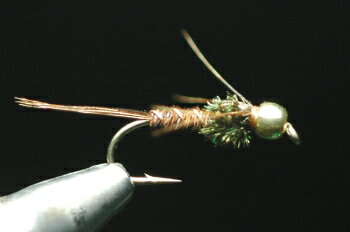 TGフェザントテイル　ニンフ　ピーコック＆レッグ　ナチュラル