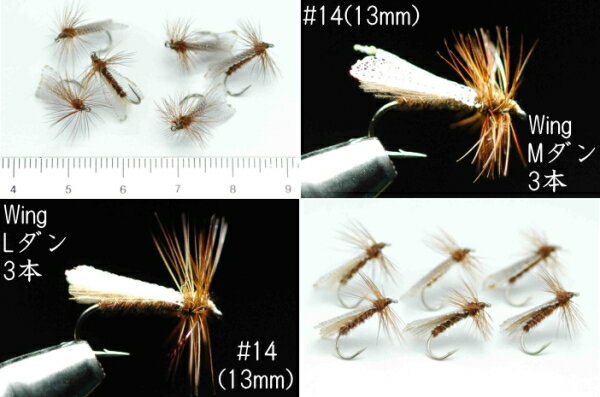 CDCオナシカワゲラ　#14　6本セット