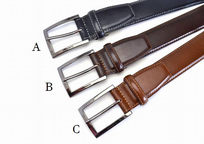 ベルト ブランド メンズバツ MEN'S BA-TSU ビジネス 5MX0011 BLACK BROWN TAN