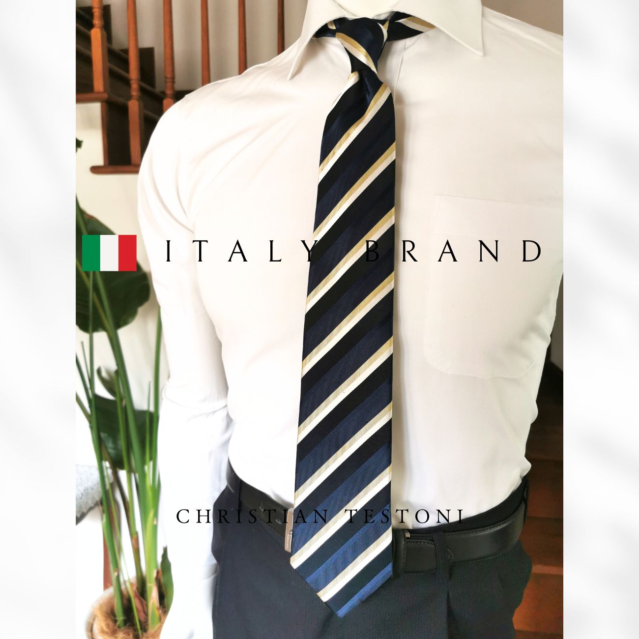 イタリアブランド クリスチャンテストーニ Christian Testoni 父の日 ネクタイ ギフト 成人式 就活 コスプレ ctc-7d