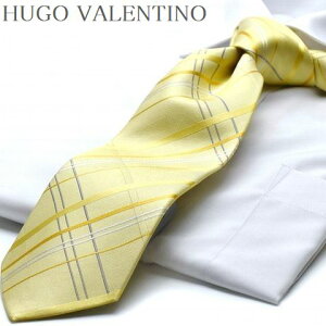 ギフト プレゼント おしゃれ HUGO VALENTINO/type-159/necktie/イエロー/自信あります おすすめ商品