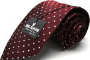 HUGO VALENTINO ネクタイ ブランド シルク TYPE-120-Y/エンジ/ドット /Silk/Necktie05P03Sep16