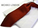【MICHIKO LONDON】無地ネクタイワイン/M-MUK-138【日本製】05P03Sep16