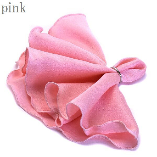 ポケットチーフ 胸元 エレガント フォーマル ピンク ポリエステル po-maru-pink