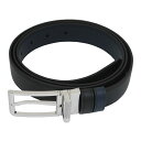 【お買い物マラソン楽天ポイント10倍】ダンヒル ベルト DU24F4T22PO DUNHILL ダンヒル DU24F4T22PO 型押ブラック 型押ネイビー バ...
