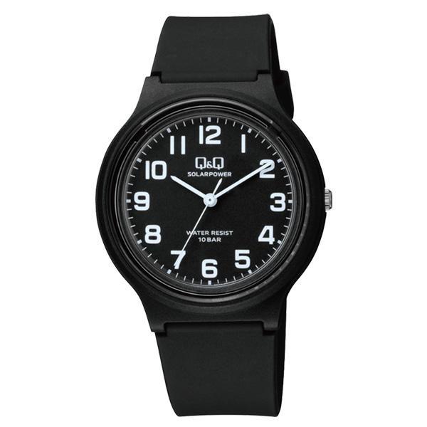 シチズン Q&Q チプシチ アナログ表示 10気圧防水 ブラック メンズ腕時計 E04A-001VK プレゼント ギフト