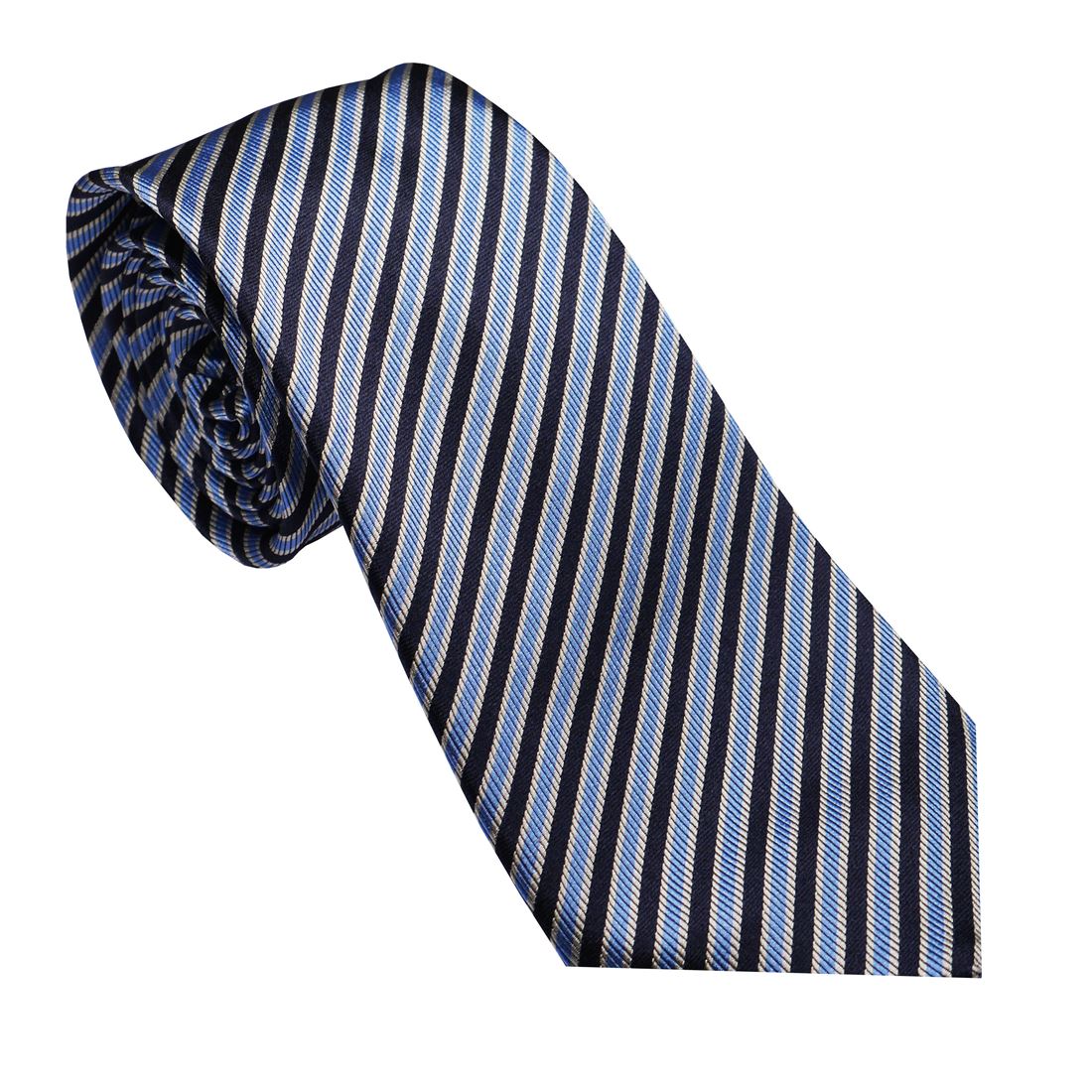 エンポリオ アルマーニ ネクタイ 2022FWモデル 340182 2F644 00631 AZZURO ストライプ ブルー系 EA EMPORIO ARMANI 人気