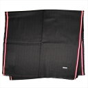 バリー マフラー BALLY ウール イタリー製 ギフト プレゼント M7D043F 6212413 BLACK スカーフ ストール