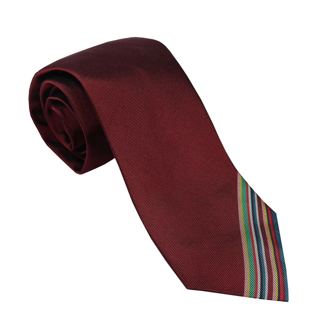 【お買い物マラソン楽天ポイント10倍】 PAUL SMITH ポールスミス ネクタイ FW22 M1A-0TIE-H41104-28 BURGANDY/BORDE ワインレッド系 ストライプ ポール・スミス 人気