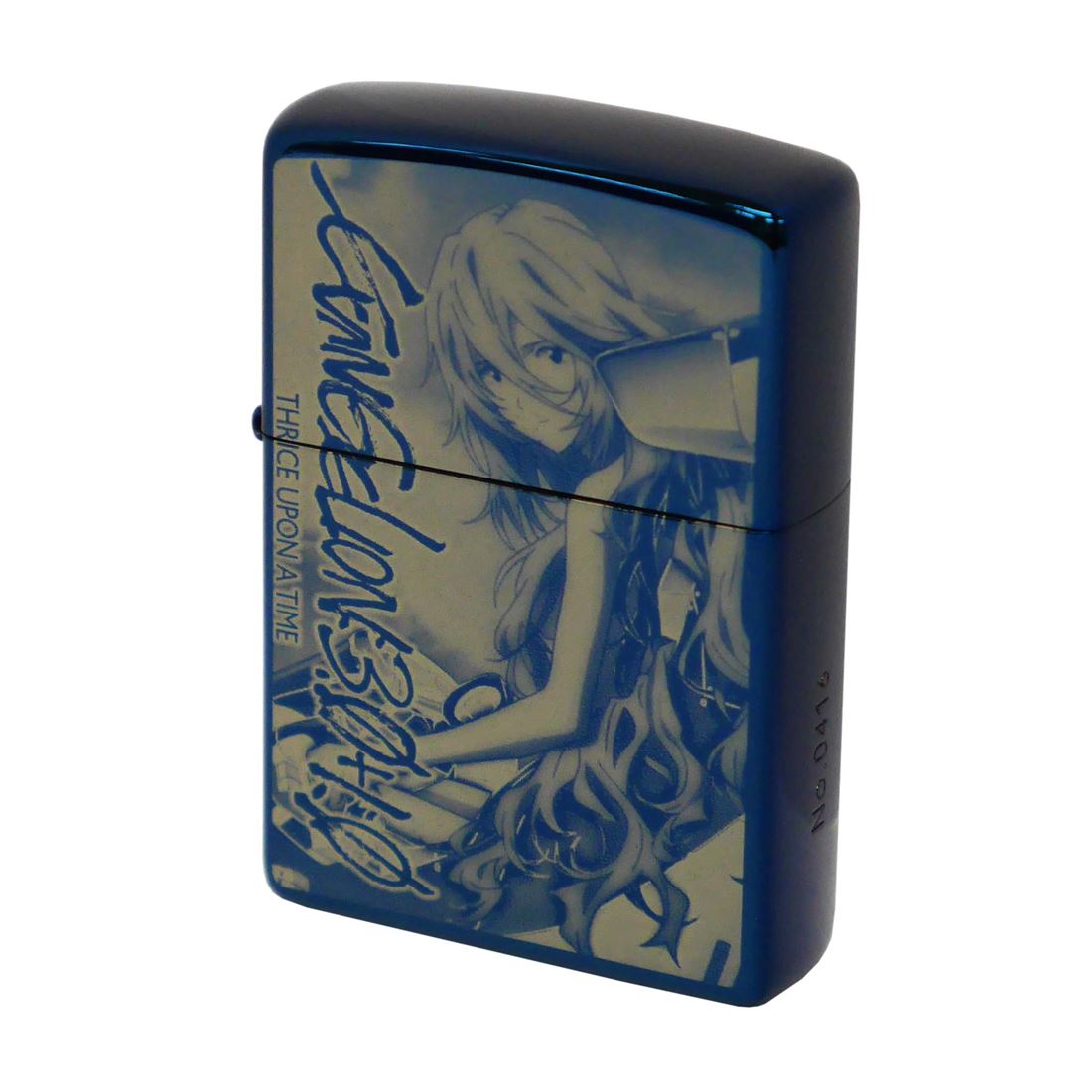 ZIPPO エヴァンゲリオン 綾波 レイ ロングヘア ブルー チタン コーティング ジッポー ライター シン・エヴァンゲリオン 劇場版 アヤナミ エヴァンゲリヲン アニメ キャラクター ZIPPO ライター ギフト プレゼント