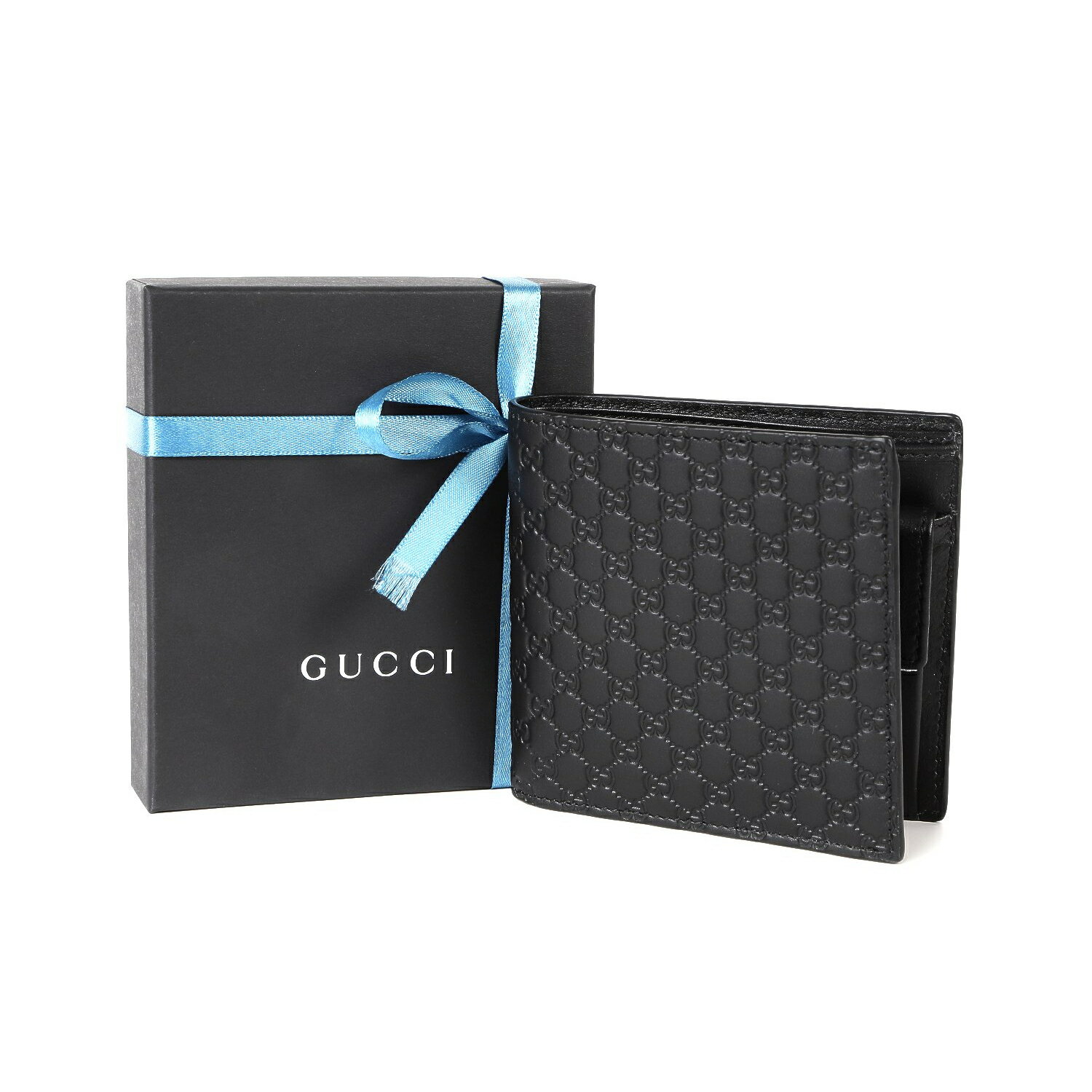 グッチ 財布 メンズ 財布 二つ折り グッチ財布 アウトレット 小銭入れ さいふgucci 150413 財布 メンズ 二つ折り 本革 サイフ 黒 グッチシマ ブラック150413 新品 未使用 ぐっち 正規品 ギフト プレゼント あす楽 送料無料 即日出荷 男性ブランド