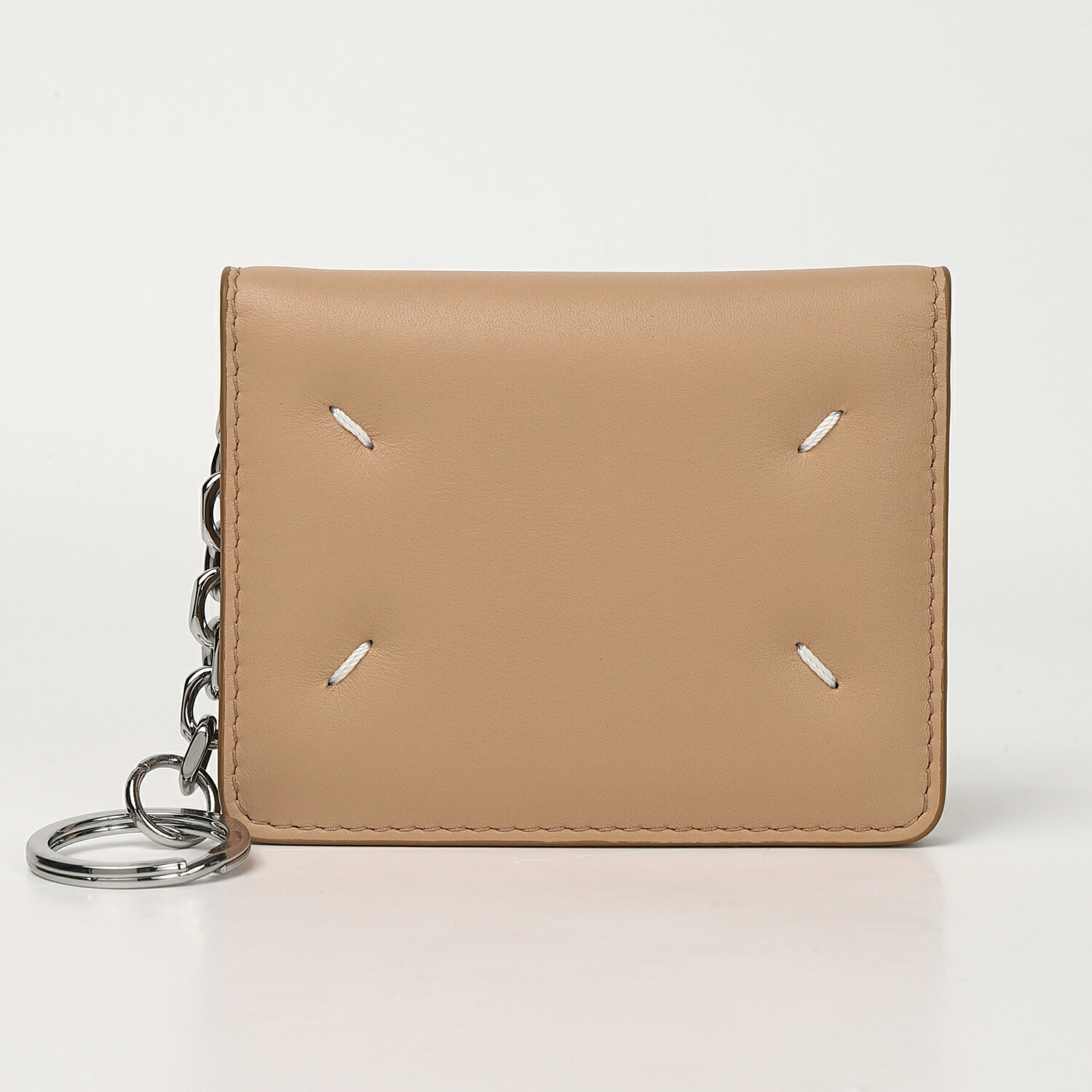 【スーパーセール期間限定 10%OFF＋ランク別最大P10倍】 MAISON MARGIELA メゾン マルジェラ KEY RING WALLET 財布 S56UI0128 P4303 キーケース カレンダーロゴ カード ケース ホルダー 定期 ICカード 入れ レディース メンズ 二つ折り 折りたたみ 財布 本革 レザー