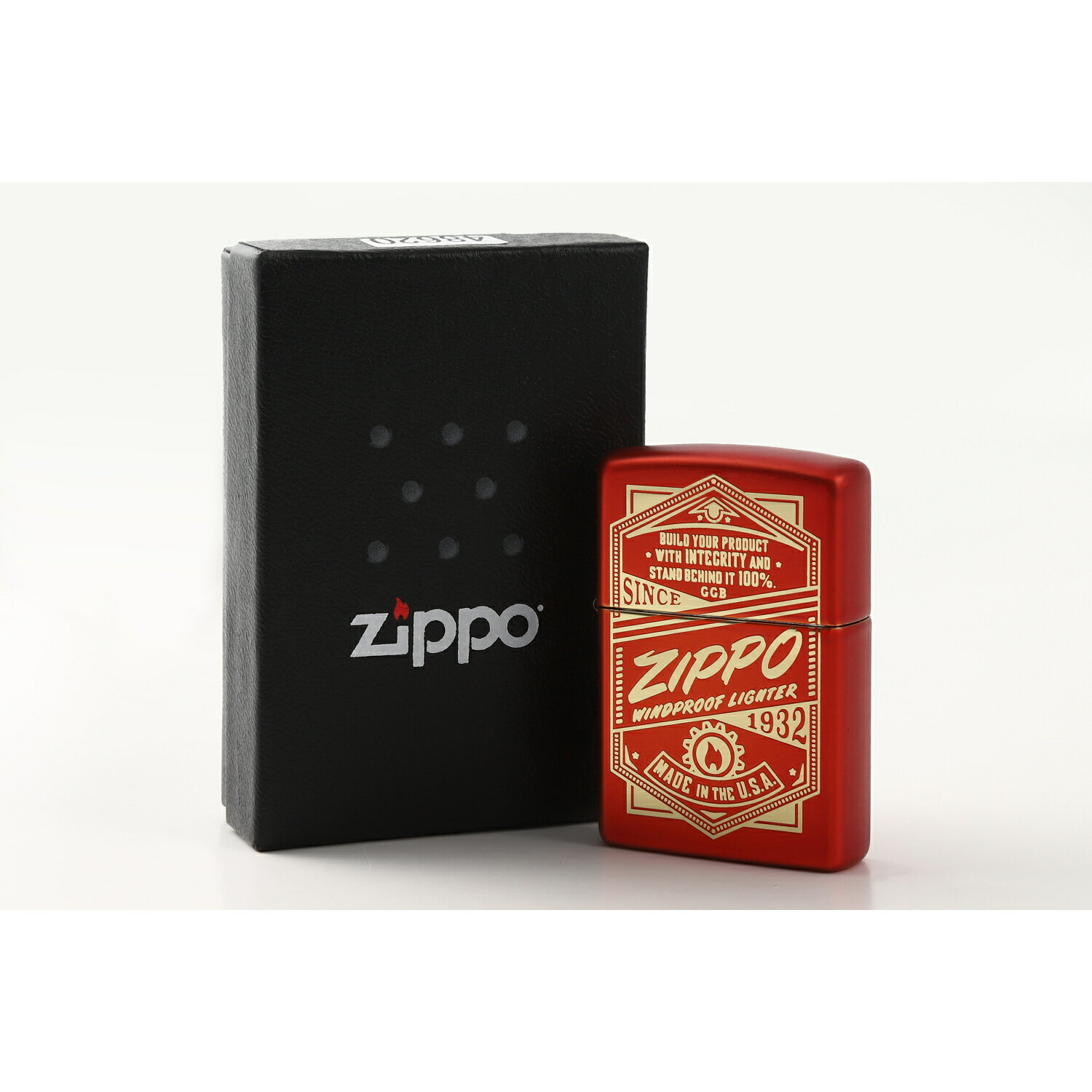 ZIPPO ライター ジッポー ライター ジッポライター オイルライター レッド 赤 あか 48620 ZIPPO IT WORKS DESIGN ZIPPO ...