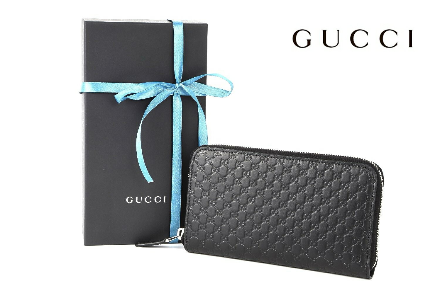 グッチ 長財布（メンズ） グッチ 財布 メンズ グッチ 長財布 レディース gucci 財布 ラウンドファスナー 長財布 グッチ アウトレット GG柄 GUCCI 母の日 父の日 マイクログッチシマ レザー ブラック 544473 BMJ1N 1000 新品 正規品 あす楽 送料無料 プレゼント 贈り物 記念日