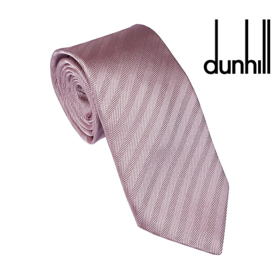 ダンヒル ネクタイ DUNHILL メンズネクタイ シルク100％ イタリー製 ライトピンク系 DU19FPTW1YM680R ギフト プレゼント 贈答品 記念品 誕生日 父の日