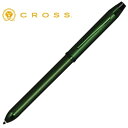 【お買い物マラソン楽天ポイント10倍】 クロス CROSS テックスリー NAT0090-24ST ミッドナイト グリーン ボールペン 黒+赤+シャープペンシル...