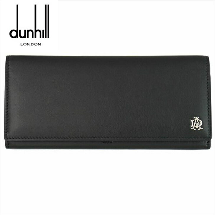 ダンヒル 財布 ダンヒル 二つ折り長財布 dunhill REEVES メンズ ブラック長財布 ウォレット L2XR10A 新品 未使用品正規品 本物 ギフト プレゼント 送料無料 ホワイトデー 新社会人 新入社員 ビジネス 男性 記念日 記念品 昇進祝い ラグジュアリー シンプル 黒