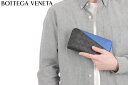 ボッテガ・ヴェネタ 革財布 メンズ ボッテガヴェネタ 長財布 財布 ボッテガブルー BOTTEGA VENETA 長財布 財布 メンズ レディース イントレチャート 編み込み ラウンドファスナー ブラック&ブルー 639856 VCPQ7 1015 あす楽 送料無料ブランドラグジュアリー高級卒業祝い入学祝い就職祝い社会人新生活