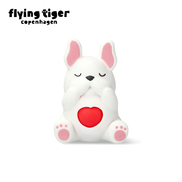 ハート犬 サイズ：縦9cm×横6cm×厚み5cm 北欧 フライングタイガーコペンハーゲン Flying Tiger Copenhagen 公式