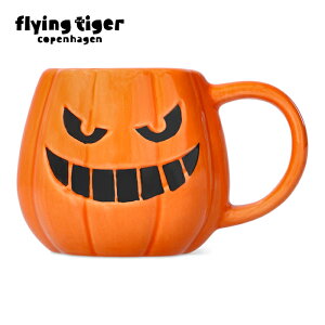 【公式】マグ 陶器 セラミック かわいい かぼちゃ パンプキン ハロウィン マグカップ コーヒー スープ カップ キッチン kitchen 食器 カトラリー 北欧 フライングタイガーコペンハーゲン Flying Tiger Copenhagen 公式
