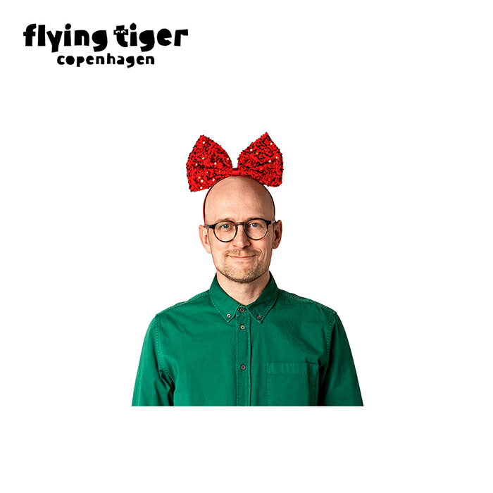 カチューシャ（リボン） クリスマスパーティー パーティー かわいい クリスマス Xmas 楽しい 個性的 家族 ファミリー DIY クリスマスプレゼント ギフト 大量購入対象 まとめ買い 北欧 フライングタイガーコペンハーゲン Flying Tiger Copenhagen 公式