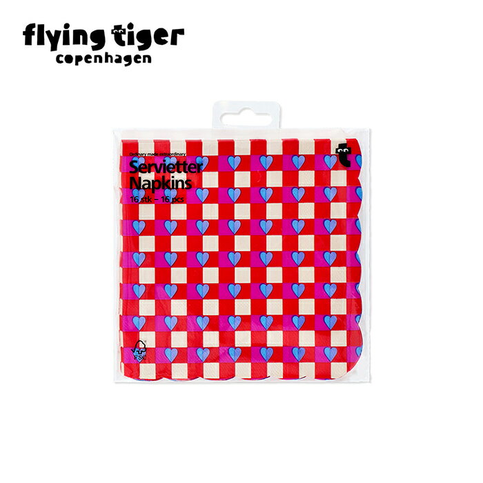 【公式】ペーパーナプキン ギンガムチェック ピクニック 持ち歩き 外出 パーティー 楽しい DIY 誕生日 お祝い 大量購入対象 まとめ買い 北欧 フライングタイガーコペンハーゲン Flying Tiger Copenhagen 公式のサムネイル