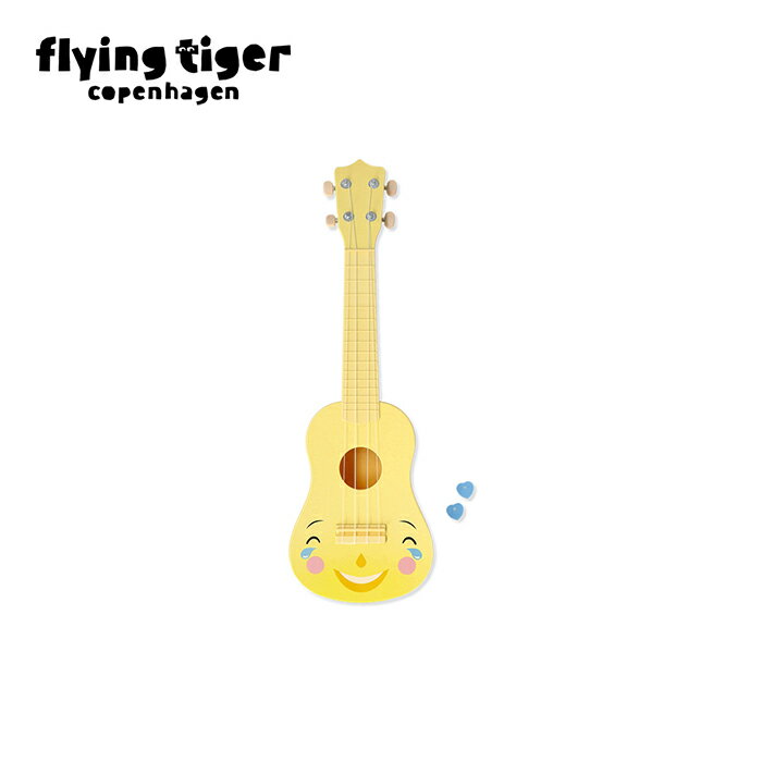 ウクレレ キッズ おもちゃ 楽器 勉強 初めての楽器 知育玩具 簡単 バチ付き ギフト プレゼント ギター ミラー 可愛い キュート サイズ：57×18×5.8 cm 北欧 フライングタイガーコペンハーゲン Flying Tiger Copenhagen 公式
