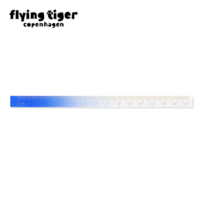 ものさし 15cmまで測れる アクリル素材 定規 文房具 シンプル スタイリッシュ 北欧 フライングタイガーコペンハーゲン Flying Tiger Copenhagen 公式