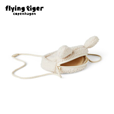 【公式】バッグ 子供用 ショルダーバッグ ポシェット ミニバッグ かばん ミニポーチ ふわふわ もこもこ うさぎ かわいい キッズ 北欧 フライングタイガーコペンハーゲン Flying Tiger Copenhagen 公式
