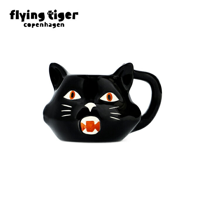 【公式】マグ 容量370ml ハロウィン 黒猫 ねこ おばけ かわいい おしゃれ カップ コップ インテリア おもしろ 15×10cm 北欧 フライングタイガーコペンハーゲン Flying Tiger Copenhagen 公式のサムネイル