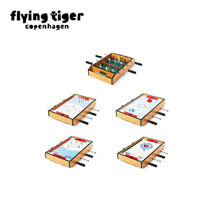 【SALE】【4950円→2420円】【フライングタイガー公式】ビッグゲーム ボードゲーム サッカー シャッフルボード ボーリング エアホッケー カーリング ゲ...