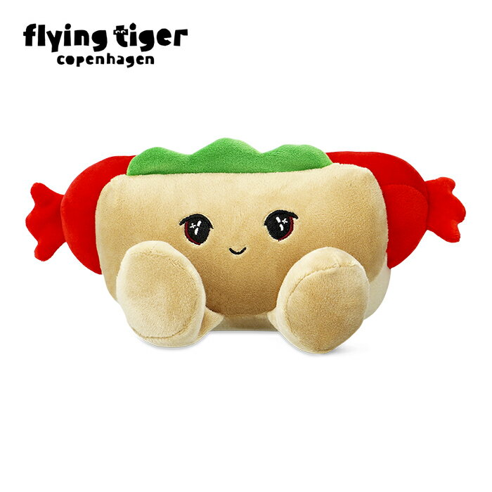 【フライングタイガー公式】ぬいぐるみ（ホットドッグ） 北欧