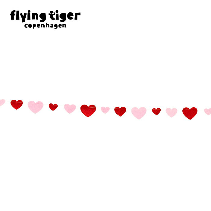 【公式】ファブリックガーランド（ハート） 北欧 フライングタイガーコペンハーゲン Flying Tiger Copenhagen 公式のサムネイル
