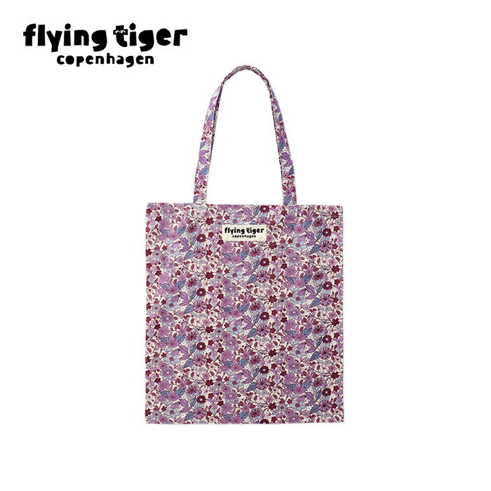 【公式】トートバッグ トートバッグ 花柄 コットンバッグ エコバッグ 軽量 折りたたみ サイズ：37.5×41.5×0.2cm 北欧 フライングタイガーコペンハーゲン Flying Tiger Copenhagen 公式のサムネイル