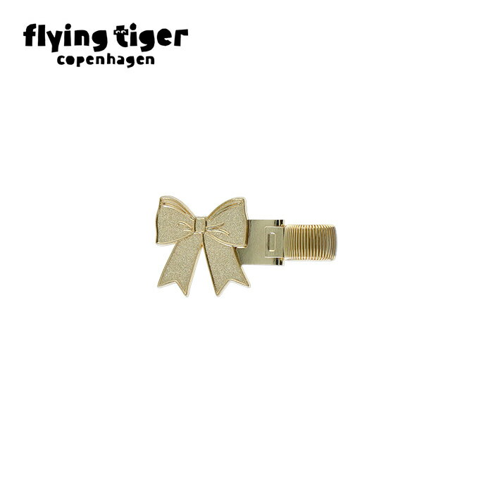 【SALE】【440円→330円】【フライングタイガー公式】ペンホルダー ペンホルダー 金属製クリップ リボン..