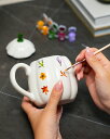 【フライングタイガー公式】DIYペイントマグ DIY 自分でペイントする マグカップ かぼちゃ パンプキン 陶器製 自分だけの 容量420ml サイズ:13.5...