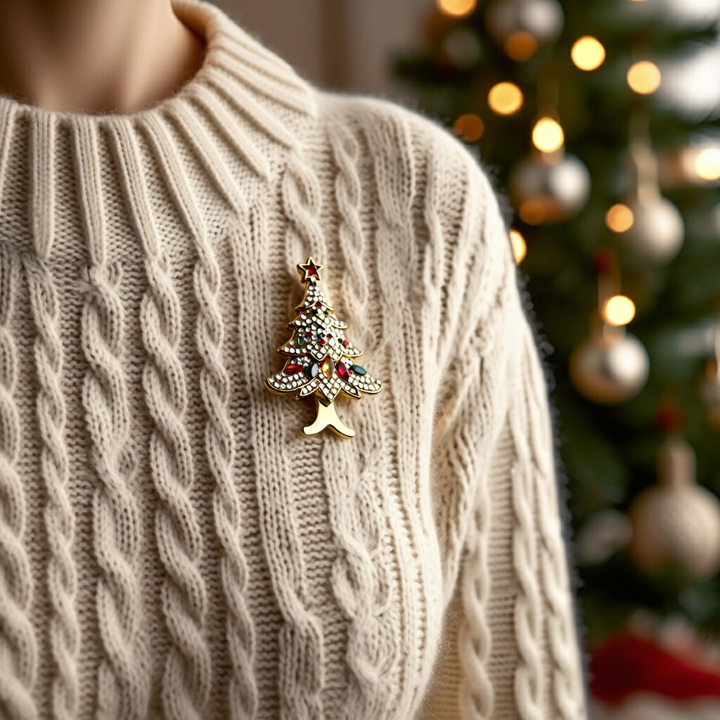 【フライングタイガー公式】Xmasブローチ クリスマス christmas Xmas サンタクロース クリスマスツリー..