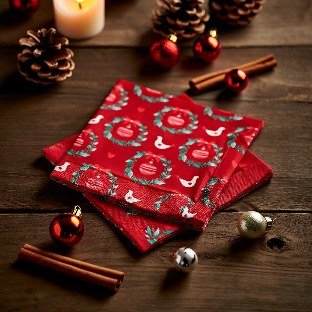 【フライングタイガー公式】ペーパーナプキン クリスマス Xmas 紙ナプキン パーティー お菓子 イベント..