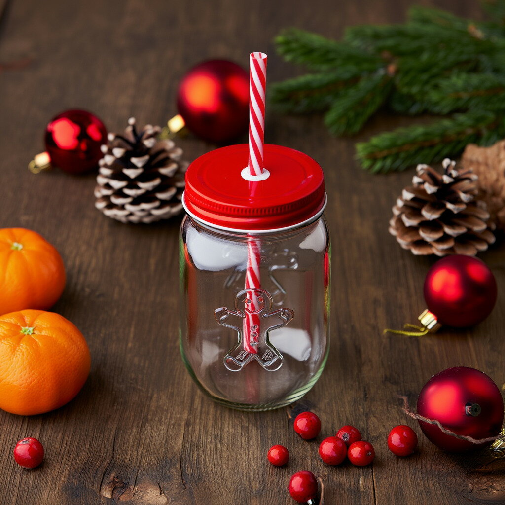 【フライングタイガー公式】ストロージャー タンブラー 水筒 マイボトル ジンジャーマン クリスマス ギ..