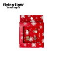 【フライングタイガー公式】リングセット 4種 スノーマン サンタ ギフトボックス ジンジャーブレッド 1.8×1.3×0.9cm メタル製 多色 クリスマス ア...