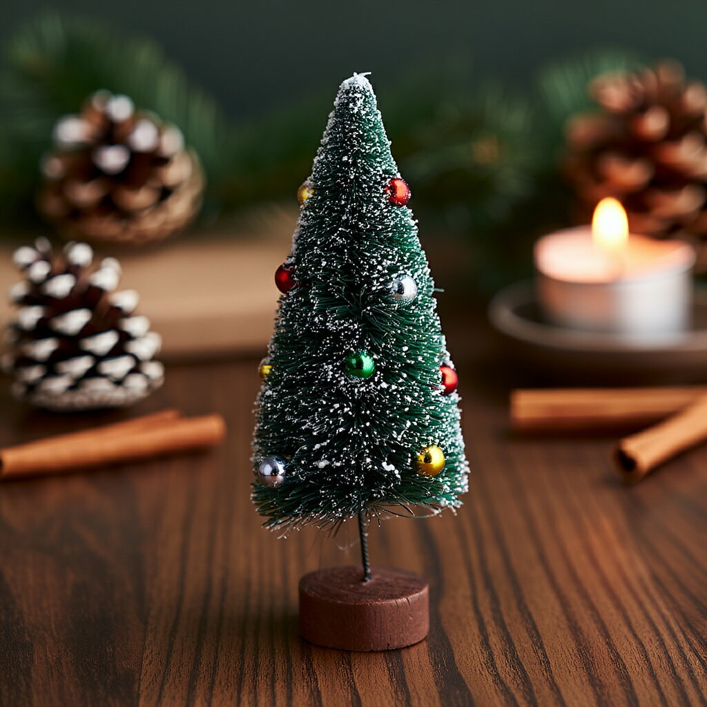 【フライングタイガー公式】クリスマスツリー ミニツリー 雪化粧 卓上 デコレーション インテリア オー..