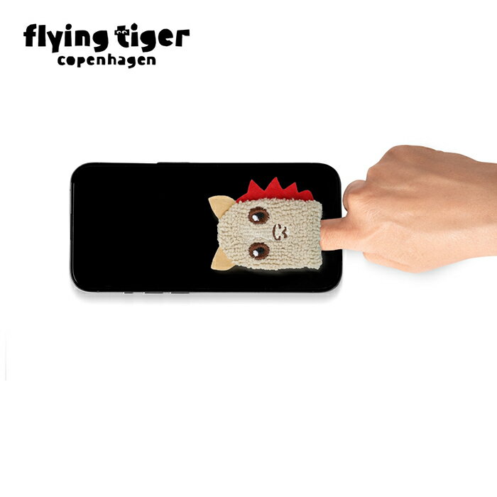 【フライングタイガー公式】スクリーンクリーナー スマホ クリーナー キャラクター 指サック型 画面ク..