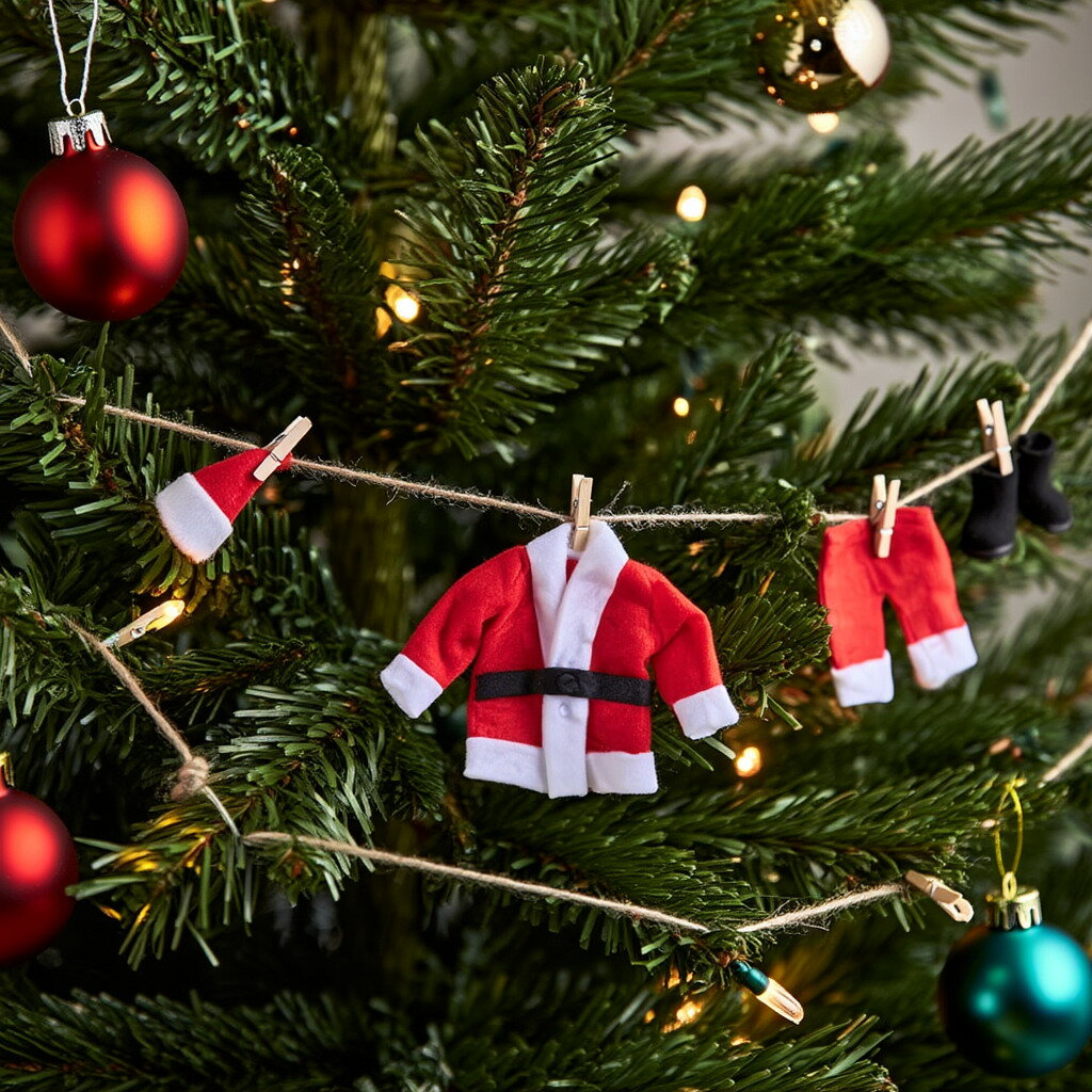 【フライングタイガー公式】ガーランド ランドリー ランドリーバスケット 物干し 洗濯 クリスマス Xmas クリスマスデコレーション 装飾 北欧