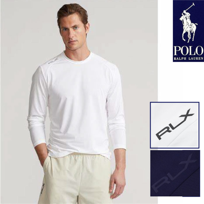 6月6日(木)お届け可能★ ラルフローレン メンズ Tシャツ ポリエステル ゴルフ ロンT RLX POLO RALPH LAUREN 送料無料