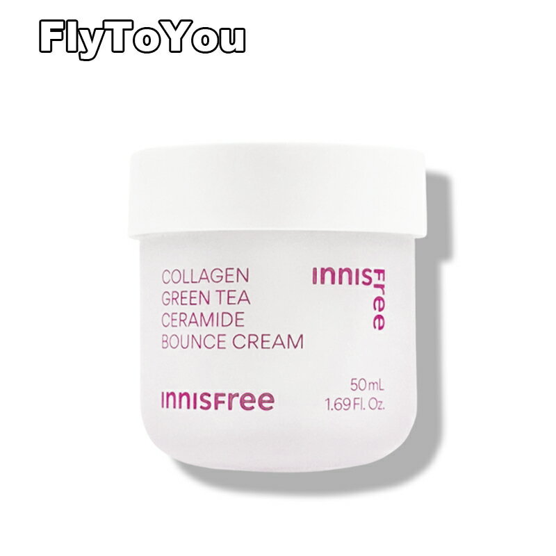 innisfree イニスフリー コラーゲングリーンティーセラミドバウンスクリーム 50mL コラーゲンクリーム フェイスクリーム 単品 韓国コスメ 正規品