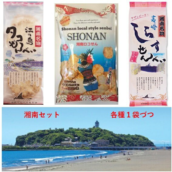 湘南セット タコせんべい シラスせんべい ロコせん 銘菓 神奈川 江の島 スイーツ お菓子 デザート プレゼント ギフト 人気 名物