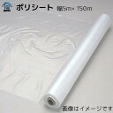 ポリシート ビニールシート 幅5m×150m 厚さ 0.01mm 塗装用養生シート コロナシート 塗装シート 養生シート ポリフィルム(3)