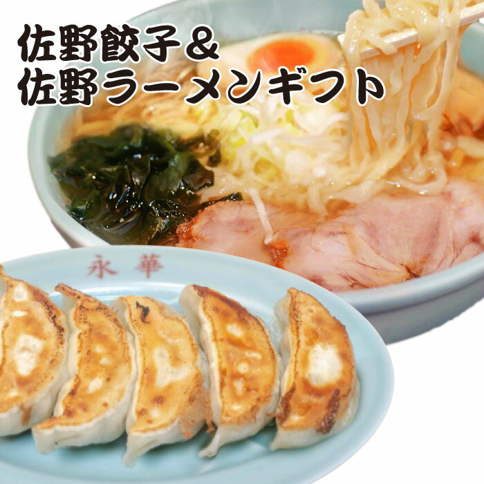 佐野 ラーメン 有名店 「永華」 佐野餃子&佐野ラーメンギフト | 佐野餃子 48個 濃縮 佐野ラーメン 6人前 でかい ギョウザ ぎょうざ ぎっしり餡 焼き方レシピ付 もっちり パリパリ ジューシー えいか 栃木県 とちぎ さのまる ご当地 グルメ お取り寄せ ギフト 冷凍食品